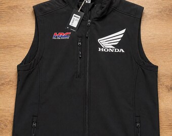 Gilet Softshell Racing Inspired | Smanicato Uomo Streetwear | Look Sportivo Honda
