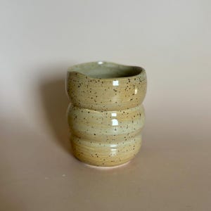 Vaso de cerámica con burbujas – Gres de colores – 15 oz, 16 oz o 18 oz Speckled Birch 15 oz