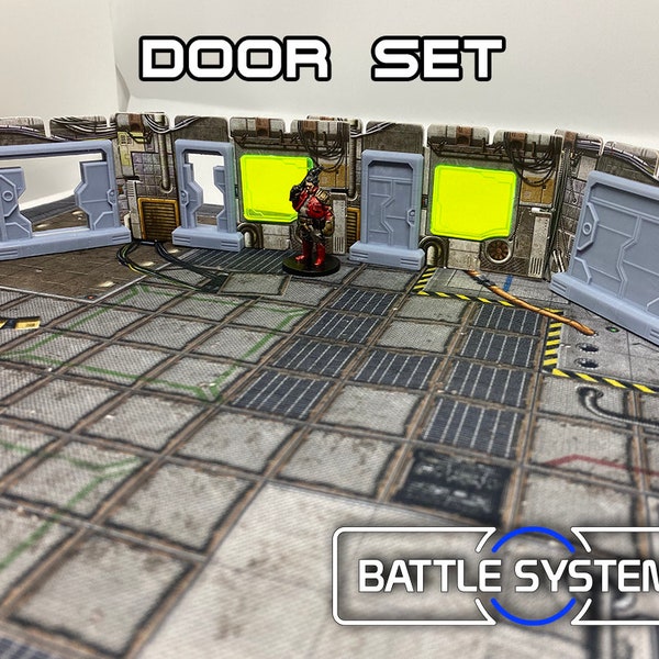 Core Space Cyberpunk Doors (Set)