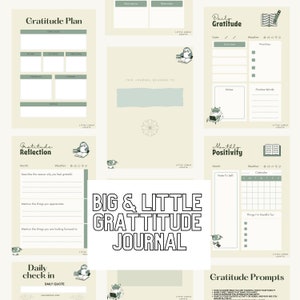 Little & Big Human Gratitude Journal: A pair of gratitude journals by Little Lemur