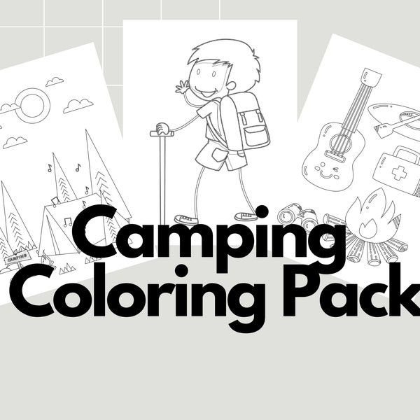 Camping Coloring Pages