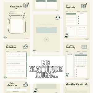 Big Human Gratitude Journal: A gratitude journal by Little Lemur