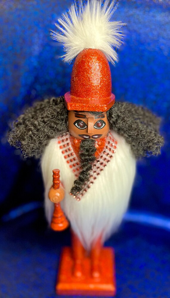 African American Collectible Nutcracker Doll Crimson Bliss Etsy