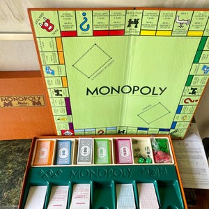 Vintage French Monopoly Set  Pristine Condition Classic Collectible Board Game