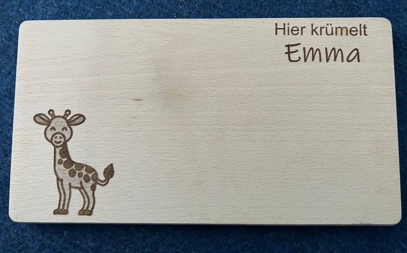 Children's cutlery with engraving / Safari / Personalized with name / Gift idea / Birth / Personalized breakfast board / Christening gift image 6