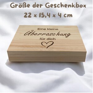 Houten geschenkdoos | Gepersonaliseerd met persoonlijke gravering | Vul je eigen houten doos | Cadeau voor vriendin, moeder, oma | Hoge kwaliteit afbeelding 5