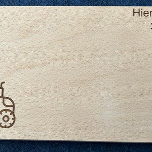 Kinderbesteck mit Gravur / Bauernhof / Personalisiert mit Namen / Geschenkidee / Geburt /Frühstücksbrettchen personalisiert / Taufgeschenk Bild 7