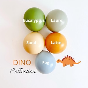 Girlanda balonowa z dinozaurami, balony z dinozaurami, dekoracja urodzinowa z dinozaurami, impreza w tematyce dinozaurów, dekoracja pierwszych urodzin z dinozaurami, urodziny T-Rexa