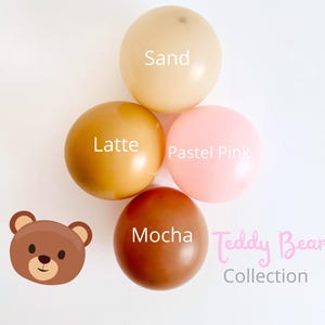 Teddy Bear Balloon Garland, Teddy Theme Birthday, Teddy Bear Baby Shower Decor, Teddy Bear First Birthday Decor, Pink Bear Baby Shower Decor