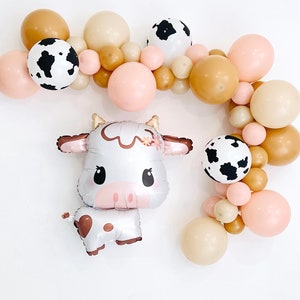 Barnyard Ballongirlande, Bauernhof Ballongirlande, Barnyard Geburtstagsdekoration, Bauernhof Geburtstagsdekoration, Rosa Bauernhof Party, Cowgirl Party