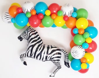 Party Animals Balloon Garland, Party Animals Birthday Decorations, Animals Theme Birthday, Carnival Birthday Decorations, Animal Party Decor