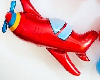 Airplane Balloon Garland, Airplane Themed Birthday, Time Flies