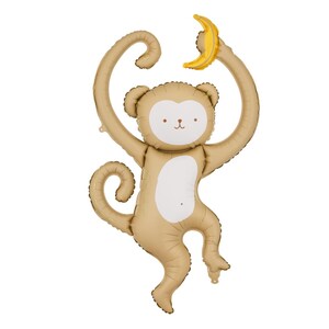 Foil Balloon Shaped Monkey: Safari Themed Party Decorations