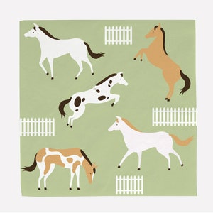Horse Party Napkins, Horse Birthday Decorations, Pony Birthday Decorations, Horse Themed Birthday, Pony Party Decor, Horse First Birthday