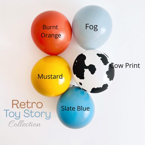Retro-Toy-Story-Ballongirlande: Dekoration fr Woodys Geburtstagsparty,  Erste-Rodeo-Party - Etsy.de