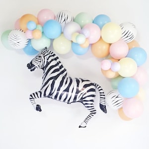 Party Animals Balloon Garland, Party Animals Birthday Decorations, Pastel Balloon Garland, Animals Baby Shower Decor, Animals First Birthday