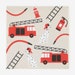 Firefighter Party Napkins, Firetruck Paper Napkins, Fire Engine Birthday Decorations, Fire ...