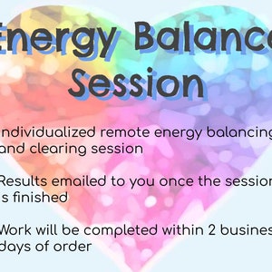 Intuitive Energy Balancing Session
