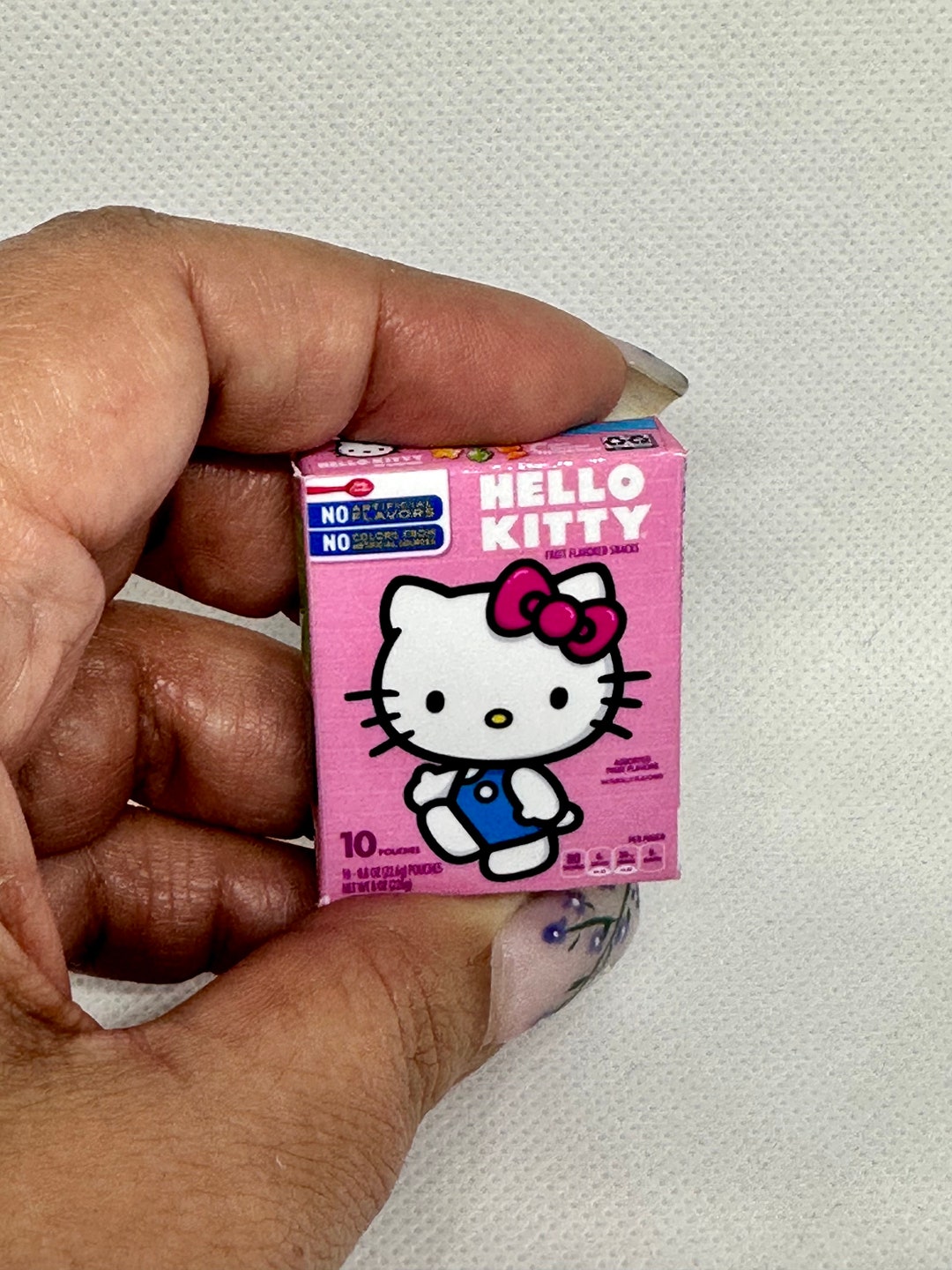 Miniature Hello Kitty Fruit Snacks Etsy