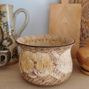 Swedish vintage engraved bowl
