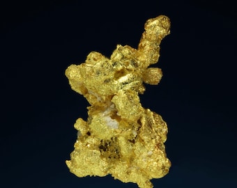 Wire Gold Cluster - Belshazzar Mine, Quartzburg Mining, Boise County, Idaho