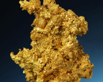Gold Crystal - Belshazzar Mine, Quartzburg Mining District, Boise County, Idaho, USA
