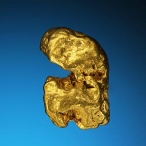 Natural Gold Nugget - Caborca Municipality, Sonora Desert, Mexico