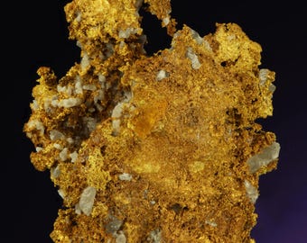 Crystallized Gold - Manhattan Mining District, Toquima Range, Nye County, Nevada, USA