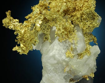 Sponge Gold Cluster - Belshazzar Mine, Quartzburg Mining District, Boise County, Idaho