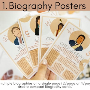 Native American Heritage Month BUNDLE - Biography & Quotes Posters ...