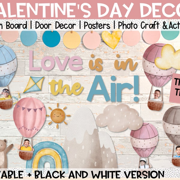 Hot Air Balloons Bulletin Board - Etsy