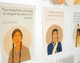Indigenous Heritage Month Classroom Decor Kit: Posters, Bunting, Borders & Quotes for Educational Display
