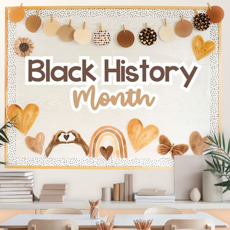 Black History Month Bulletin Board – Interactive Classroom Decor With ...
