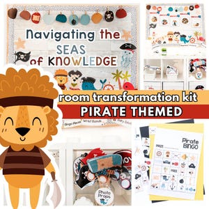 Pirate Classroom Makeover Kit – Editable Bulletin Board & Class Decor