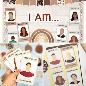 Hispanic Heritage Month Bulletin Board: Latinx Role Models - Motivational Classroom Decor (Digital Download)