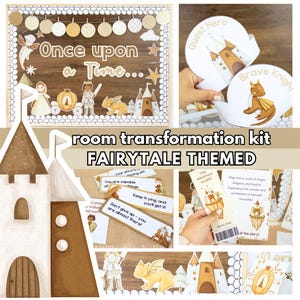 Märchenhaftes Klassenzimmer-Makeover-Kit, Pinnwand, Klassenzimmerdekoration, Motivationsposter, Testvorbereitung, magisches Klassenzimmer