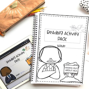 Martin Luther King Jr. Learning Set of ELA Worksheets | Homeschooling MLK Activities Binder | Printables and Digital, Black History Month