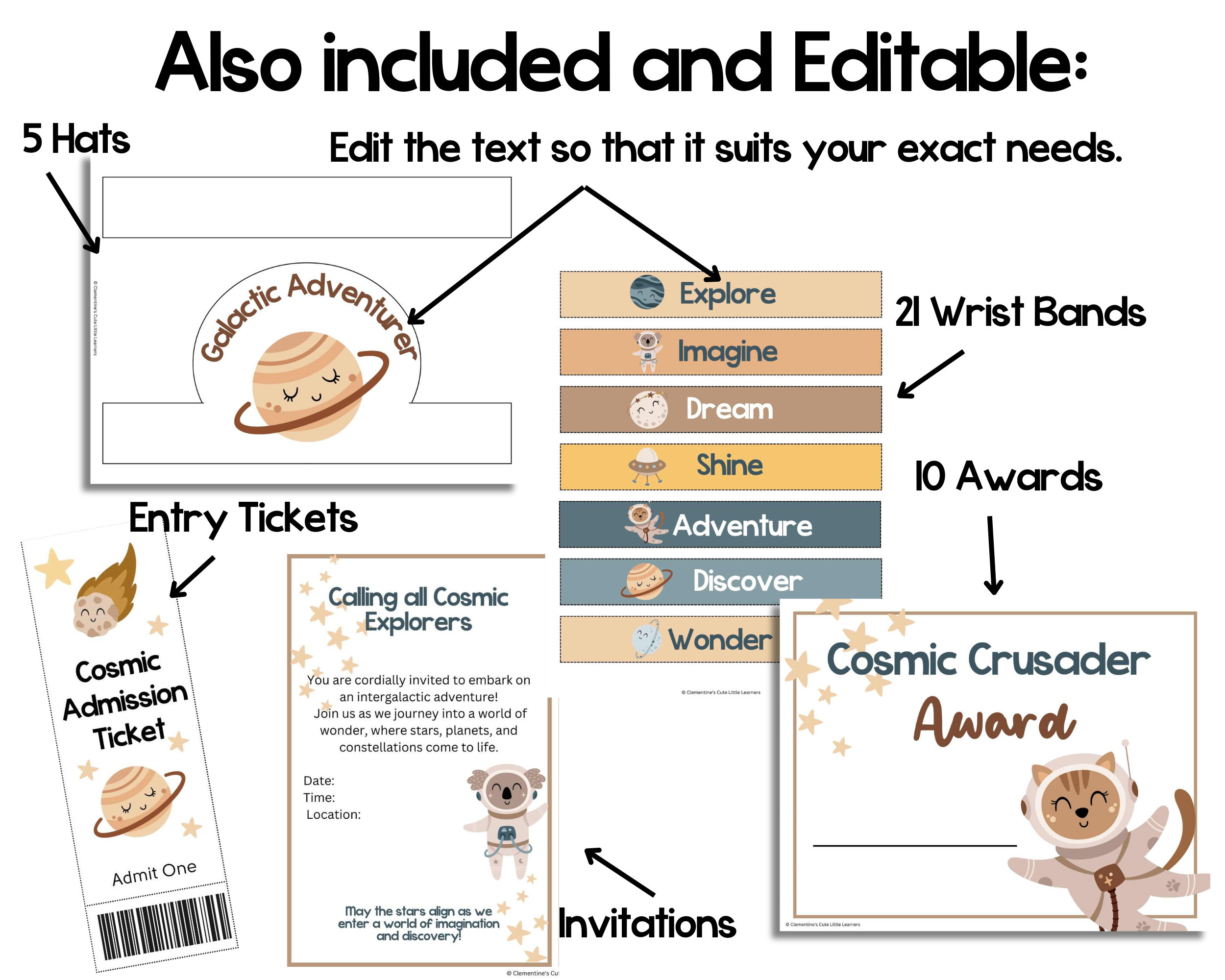 Boho Space Room Transformation Kit Bulletin Board Classroom Etsy