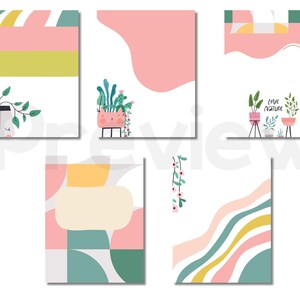 Editable Binder Covers, Spines & Teacher Forms, Modern Plant Themed ...