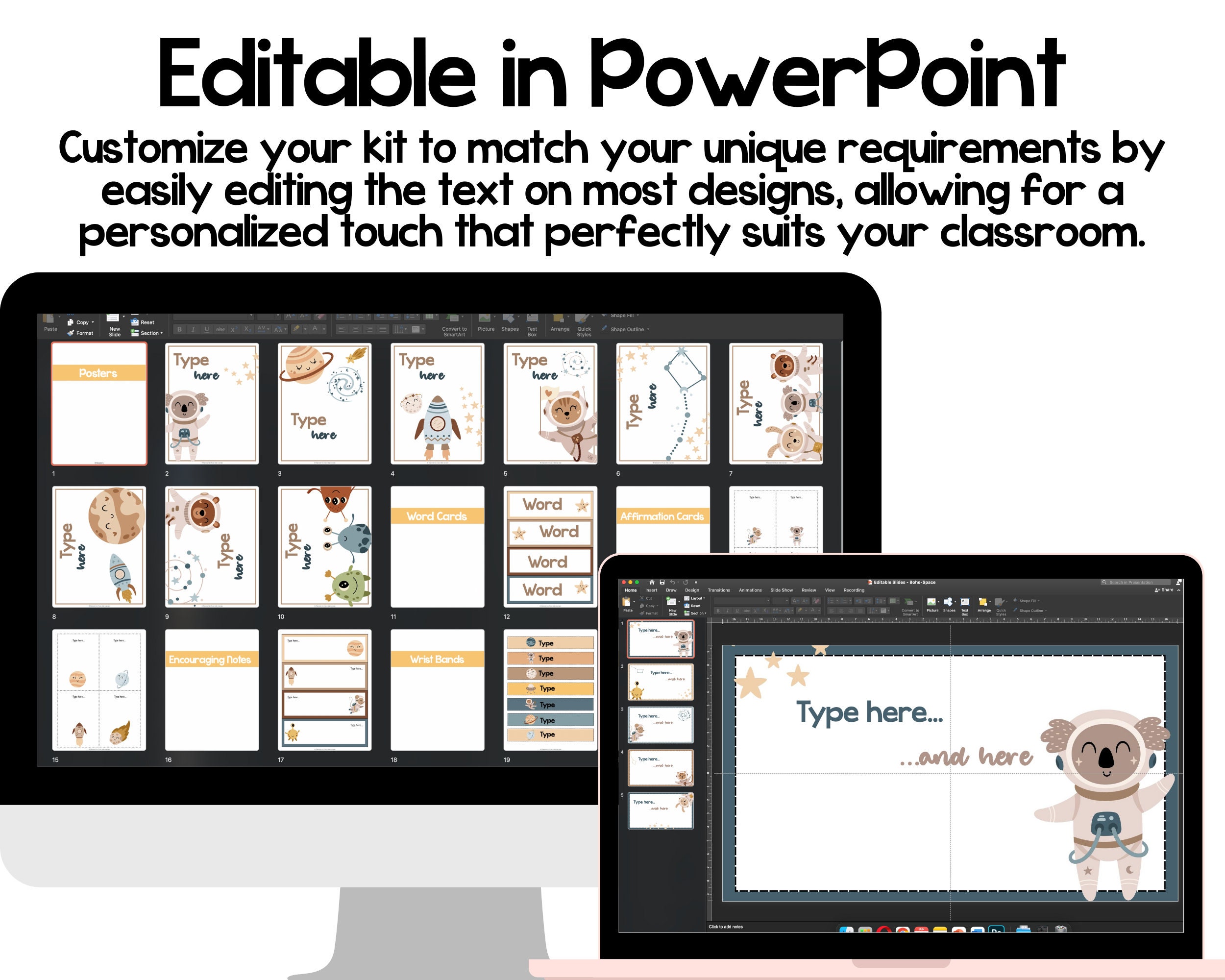 Boho Space Room Transformation Kit Bulletin Board Classroom Etsy