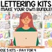 Back to School Letters and Numbers | Editable Bulletin Board & Door ...