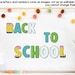 Back to School Letters and Numbers | Editable Bulletin Board & Door ...