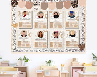 Bulletinboardkit voor Hispanic Heritage Month – Latinx-biografieposters voor in de klas