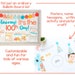 100 Days of School Bulletin Board – Interactive Classroom Decor With ...