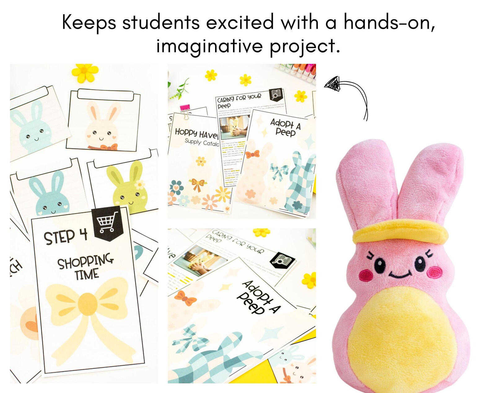 Adopt a Peep Project Based Learning, Printable Easter Activity ...