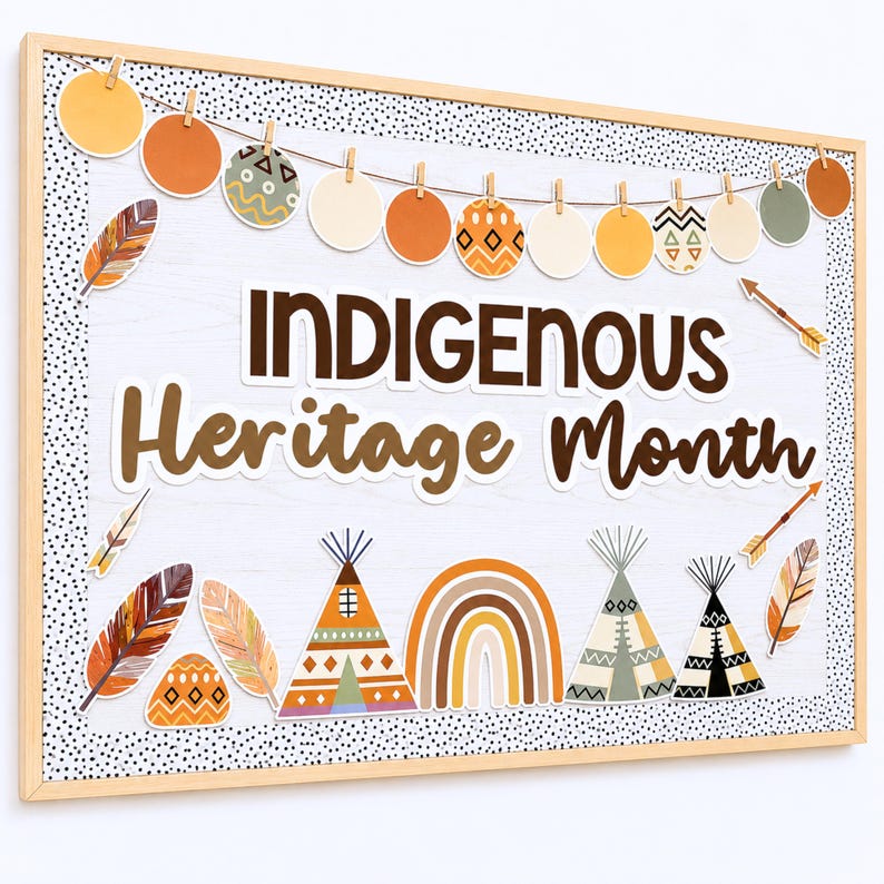 Native American Heritage Month Bulletin Board | Indigenous Classroom ...