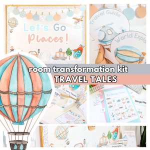 Snelle make-overkit voor reizen, prikbord, klasdecoratie, motiverende posters, examenvoorbereiding, gedempt klaslokaal