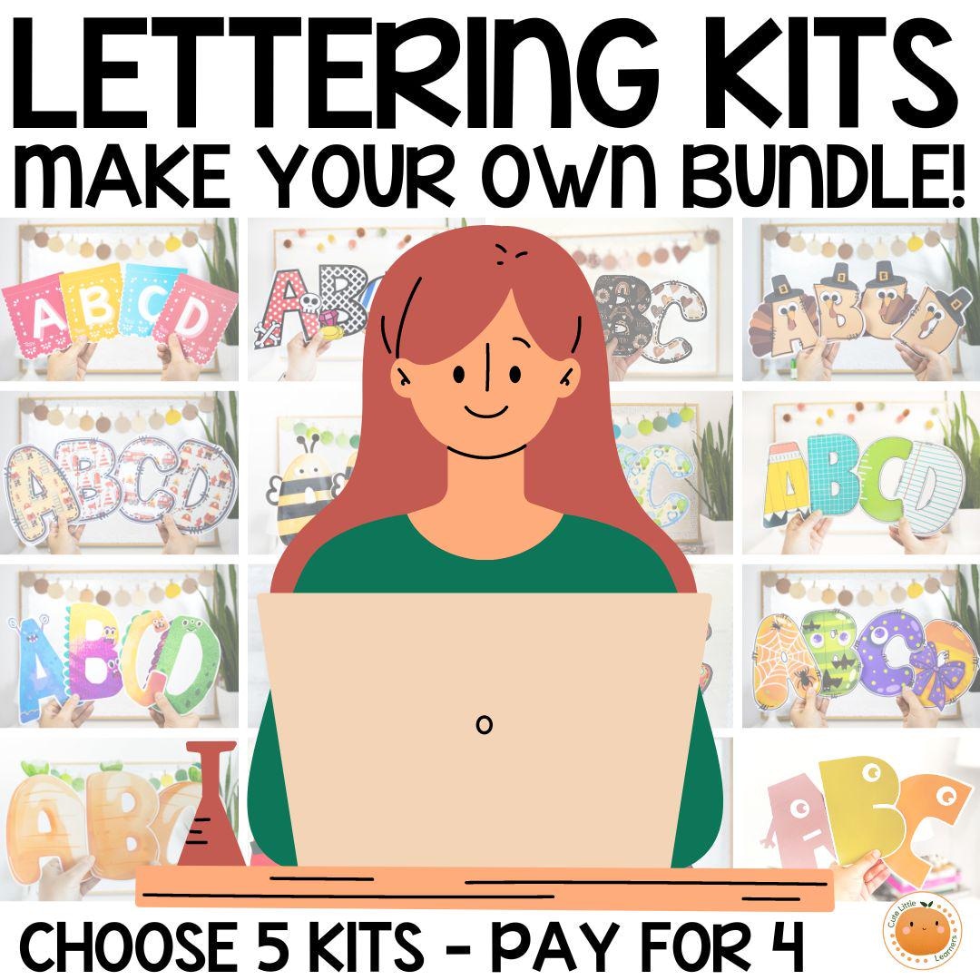 Bulletin Board Lettering Kit Bundle: Custom Decor (digital Download) - Etsy