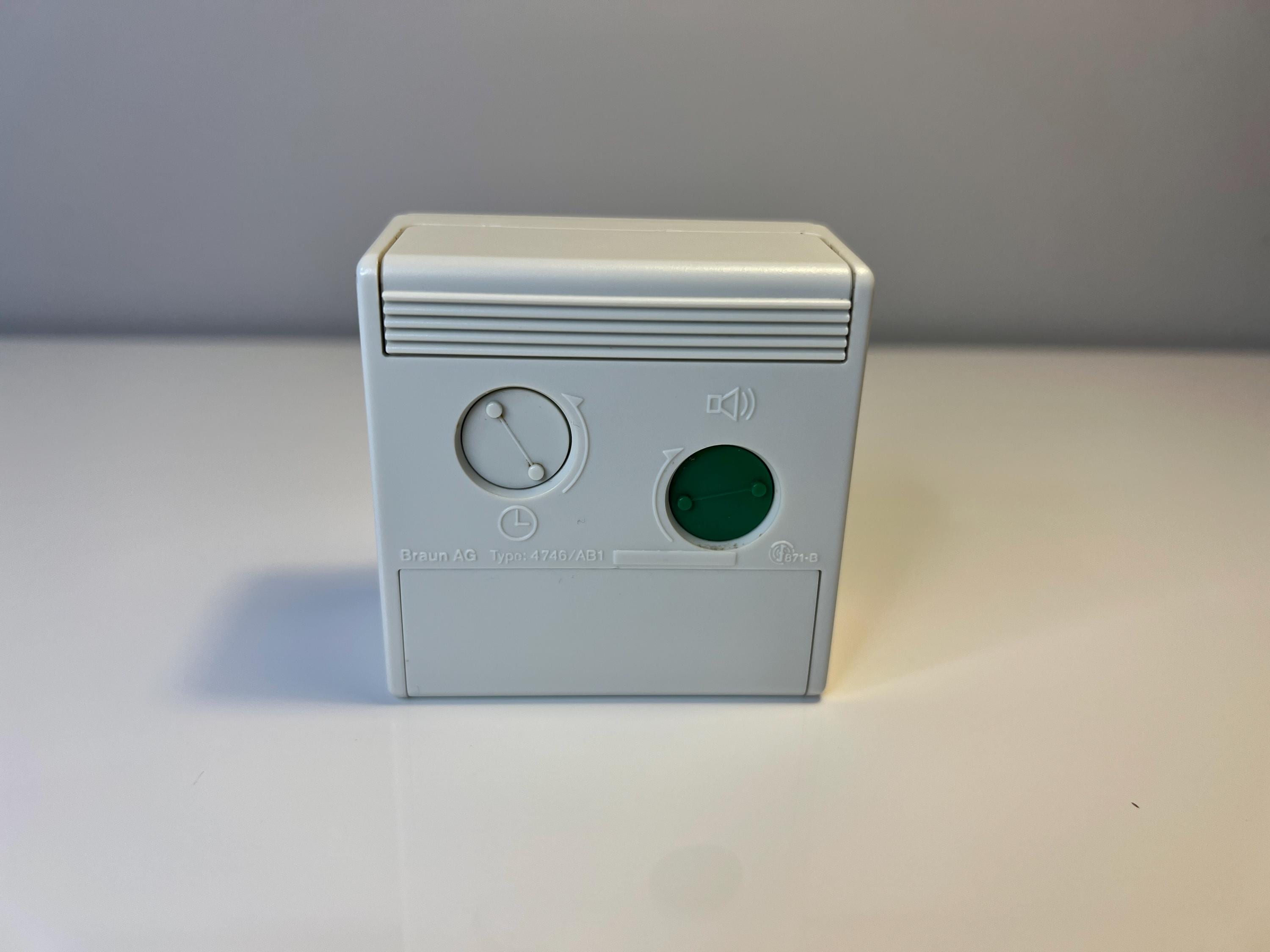 Vintage German BRAUN AG Designer Wall Clock by Dietrich Lubs