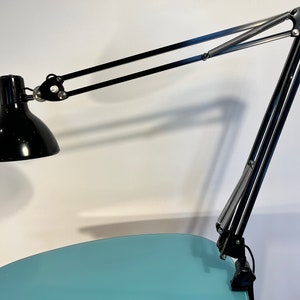 Angle-poise stile / Industrial Style Architect Flexo Lamp by LupeLa | Vintage Spanish Design | Includes Brand Table Stand 50cm Arms |
